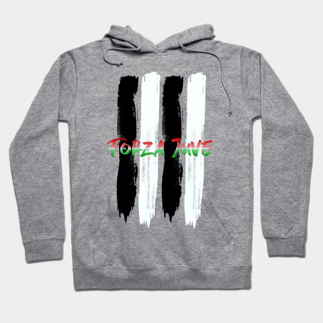 Forza Juve Juventus Hoodie by EnarTarek